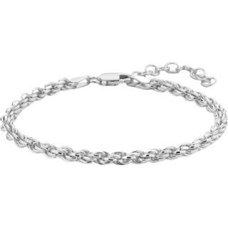 👉 Koord schakel zilveren active Armand met Schakels 3,5 mm 16 + 3 cm