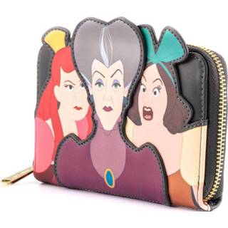 👉 Portemonnee Loungefly Disney Villains Scene Evil Stepmother And Step Sisters Zip Around Wallet
