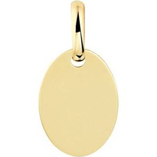 👉 Geelgouden Graveerhanger ovaal 4022367
