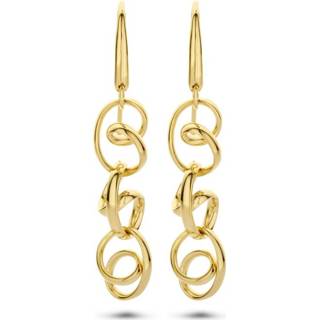 👉 Oorhanger active 14K Geelgouden Unieke Oorhangers met Franse Haak