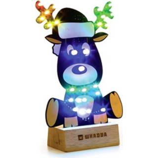 👉 Bouwpakket XL Whadda WSPXL101 LED Rudolf soldeer- en programmeerkit 5410329736149
