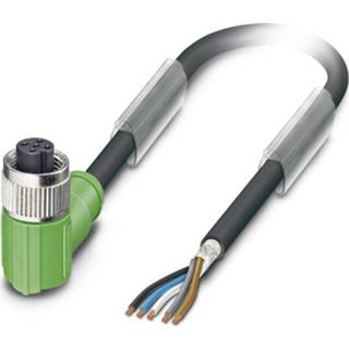 👉 Actuator Phoenix Contact 1682964 Sensor/actuator connector, geassembleerd M12 Aantal polen: 5 Bus, haaks 1.50 m 1 stuk(s) 4017918169244