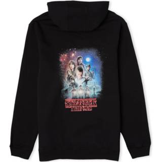 👉 Stranger Things Poster Unisex Hoodie - Black - XXL - Zwart