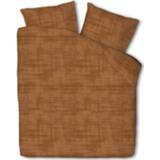 👉 Dekbedovertrek bruin katoen Katoen-Polyester Faint Paint - Cognac 1-persoons (140x220 cm) Modern Ga naar Dekbed-Discounter.nl & Profiteer Nu 8719909051670
