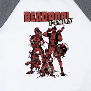 👉 Marvel Deadpool Family Women's Pyjama Set - Grey White - XL - Grey White