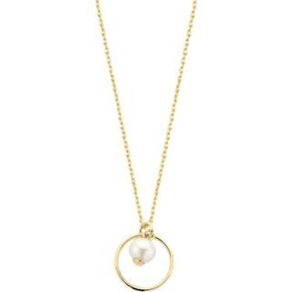 👉 Halsketting parel active 14k Geelgouden Collier Rondje 0,9 mm 41 - 43 45 cm