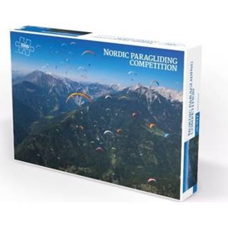 👉 Puzzel landschappen legpuzzels Nordic Paragliding Competition (1000 stukjes) 7072611002615