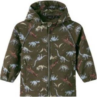 Name it Softshell jas Nmmalfa Dino Olive Night