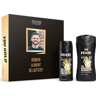 👉 Deodorant goud Gepersonaliseerde Axe geschenkset - Bodywash & Gold 4251217129855