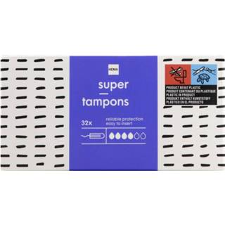 👉 Tampon HEMA Tampons Super - 32 Stuks 8720354188644