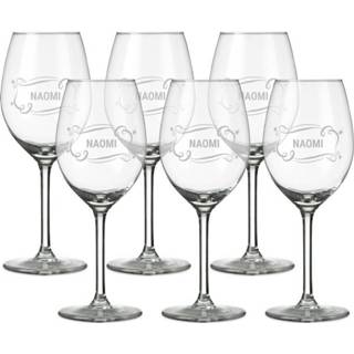 👉 Wijn glas wit wijnglas graveren - 6 stuks 4251217100601