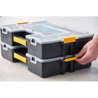 👉 Organizer active Stanley SortMaster Combipack 2 stuks - vergrendelbaar Stapelbaar 33x43x9 cm 6011607272251