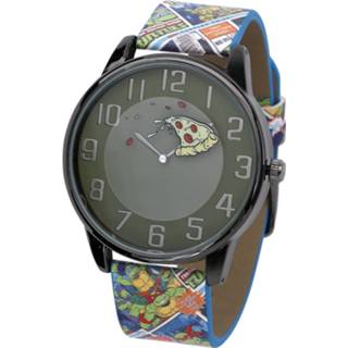 👉 Pols horloge hoofdmateriaa polyurethaan unisex meerkleurig Teenage Mutant Ninja Turtles - Pizza Polshorloges