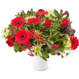 👉 Boeket medium rood Bloemen - (Medium) 4250891836011