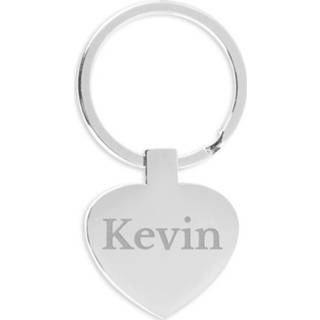 👉 Sleutel hanger Sleutelhanger graveren met naam - Hart 4251217123808