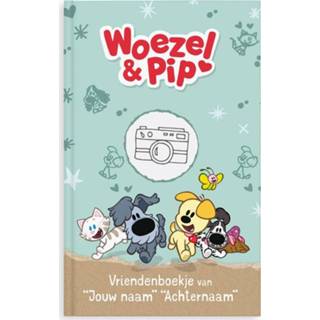 👉 Vriendenboekje Woezel & Pip met naam en foto - Hardcover 4251217113007