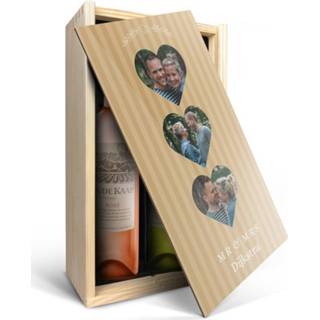 👉 Wijnpakket in bedrukte kist - Oude Kaap - Wit en rosé