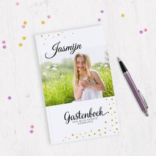 👉 Communie gastenboek bedrukken - Hardcover