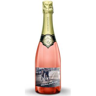 👉 Champagne met bedrukt etiket - René Schloesser rosé (750ml)