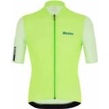 👉 Santini - Redux Vigor S/S Jersey - Fietsshirt maat XL, groen