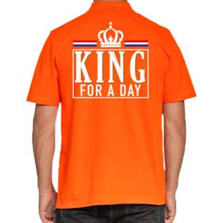 👉 Poloshirt oranje synthetisch mannen Koningsdag / Polo T-shirt Party King Heren - Personeel Shirts 2xl 8719538997363