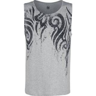 👉 Tattoo grijs m mannen Outer Vision - Crest Tanktop 4064854687660