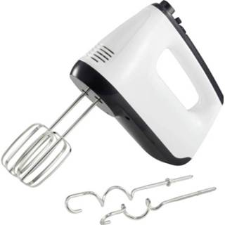 Handmixer wit zwart Kabelgebonden, Traploze snelheidsinstelling Wit/zwart 4064161177014