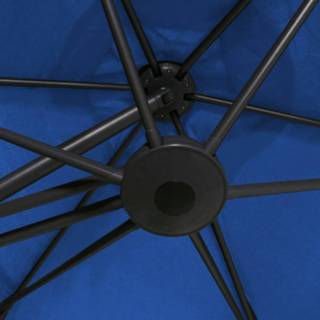 👉 Parasol active azuurblauw met stalen paal 300 cm 8719883763279