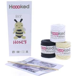 👉 Popcorn geel stuks active Hoooked DIY kit - Bee Honey 8720629392455