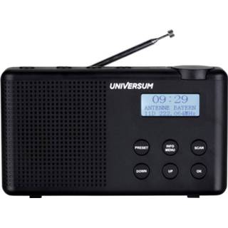 👉 Zwart UNIVERSUM DR 200-20 Zakradio DAB+, VHF (FM) FM Herlaadbaar 4260473221654