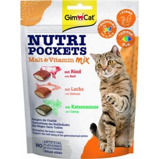 👉 Kattensnack Gimcat Nutri Pockets - Mout 150 g 4002064419169