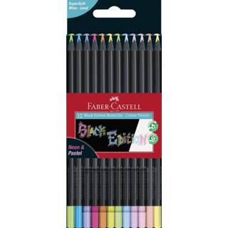 👉 Kleurpotlood zwart stuks active Faber-Castell - kleurpotloden Black Edition 12 4005401164104