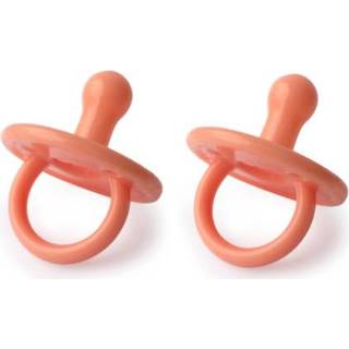 👉 Speen silicone rood meisjes Filibabba Fopspeen vanaf 0 maanden Koraal, 2 stuks 5712804016679