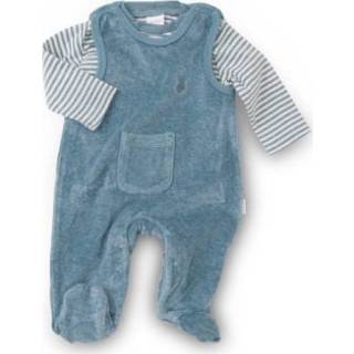 👉 LITTLE Romper set Nieuw Melange Nicky petrol