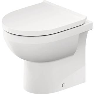 👉 Afvoer wit Duravit No.1 staand toilet diepspoel, rimless en Hygieneglaze horizontaal 40 x 37 48 cm, hoogglans