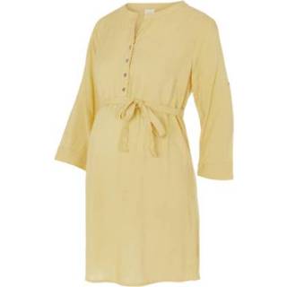 👉 Viscose positiekleding vrouwen geel Mamalicious Zwangerschapsblouse MLMERCY Misted Yellow 5715211148391