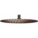 👉 Hoofddouche koper Qisani Flow Ø 30 cm Geborsteld Copper 8711647196392