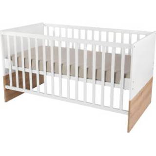 👉 Kinderbedje eiken wit jongens kinderen Kindsgard Combi kinderbed hemme wit/eiken 70 x 140 cm 4005317333632