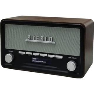 👉 Tafelradio bruin UNIVERSUM DR 350-21 DAB+, VHF (FM) AUX, Bluetooth, FM Wekfunctie 4260473221586