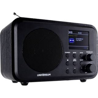 👉 Tafelradio zwart UNIVERSUM DR 300-20 DAB+, VHF (FM) Bluetooth, FM Herlaadbaar 4260473221661