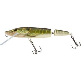 👉 Groen Salmo Pike Jointed Floating - Real 11cm Plug 5902335373550