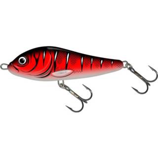 👉 Rood Salmo Rattlin' Slider 80 Sinking - Red Wake Jerkbait 5903766991344