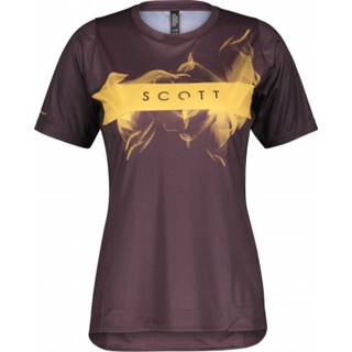 Scott - Women's Trail Vertic S/S - Fietsshirt maat L, zwart/purper