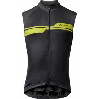👉 Vaude - Posta Full Zip Tricot Sleeveless - Fietshemd maat XXL, zwart