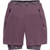 👉 Vaude - Women's Altissimi Shorts - Fietsbroek maat 44, purper