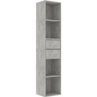 👉 Boekenkast active 36x30x171 cm spaanplaat betongrijs 8720286016657