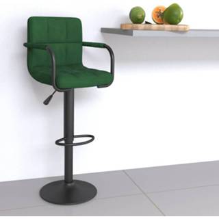 👉 Barkruk groen fluweel active donkergroen 8720286530313