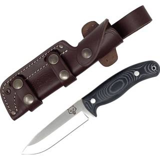 👉 Zwart active Timberwolf Camp Knife - Black Micarta