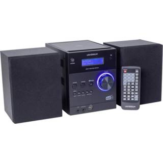 👉 Stereoset zwart MS UNIVERSUM 300-21 AUX, Bluetooth, CD, DAB+, FM, USB Accu laadfunctie, Incl. afstandsbediening, luidspreker, Wekfunctie 2 x 5 W 4260473221425