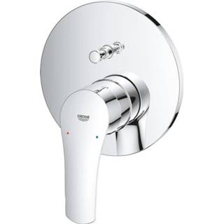 👉 Inbouw badmengkraan chroom Grohe Eurosmart 15.8cm rond 24043003 4005176613548